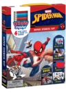 Image for Drawmaster Marvel Spider-Man: Super Stencil Kit : 4 Easy Steps to Draw your Heroes