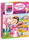 Image for Drawmaster Princess and Unicorn: Super Stencil Kit : 4 Easy Steps to Draw your Heroes