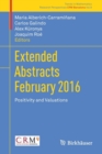 Image for Extended Abstracts February 2016