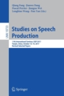 Image for Studies on Speech Production : 11th International Seminar, ISSP 2017, Tianjin, China, October 16-19, 2017, Revised Selected Papers