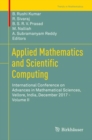Image for Applied Mathematics and Scientific Computing: International Conference on Advances in Mathematical Sciences, Vellore, India, December 2017 - Volume II