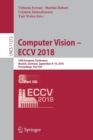 Image for Computer Vision – ECCV 2018 : 15th European Conference, Munich, Germany, September 8-14, 2018, Proceedings, Part VIII