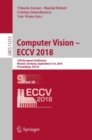 Image for Computer Vision – ECCV 2018