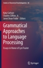 Image for Grammatical Approaches to Language Processing