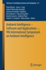 Image for Ambient Intelligence – Software and Applications –, 9th International Symposium on Ambient Intelligence