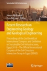 Image for Recent Research on Engineering Geology and Geological Engineering