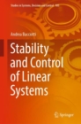 Image for Stability and control of linear systems