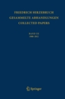 Image for Gesammelte Abhandlungen  -  Collected Papers III