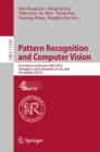 Image for Pattern Recognition and Computer Vision