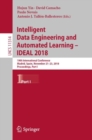Image for Intelligent data engineering and automated learning -- IDEAL 2018.: 19th International Conference, Madrid, Spain, November 21-23, 2018, Proceedings : 11314