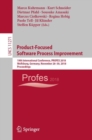 Image for Product-focused software process improvement: 19th International Conference, PROFES 2018, Wolfsburg, Germany, November 28-30, 2018, Proceedings : 11271