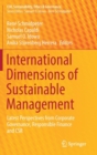 Image for International Dimensions of Sustainable Management