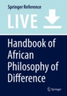 Image for Handbook of African Philosophy of Difference