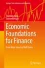 Image for Economic foundations for finance: from Main Street to Wall Street
