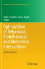Image for Optimization of Behavioral, Biobehavioral, and Biomedical Interventions : Advanced Topics