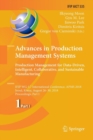 Image for Advances in Production Management Systems. Production Management for Data-Driven, Intelligent, Collaborative, and Sustainable Manufacturing