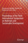 Image for Proceedings of the Third International Symposium on Materials and Sustainable Development