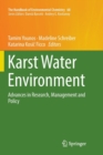 Image for Karst Water Environment : Advances in Research, Management and Policy
