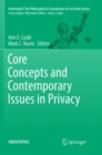 Image for Core Concepts and Contemporary Issues in Privacy