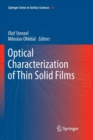Image for Optical Characterization of Thin Solid Films
