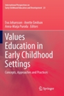 Image for Values Education in Early Childhood Settings