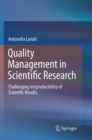 Image for Quality Management in Scientific Research