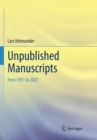 Image for Unpublished Manuscripts : from 1951 to 2007