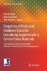 Image for Properties of Fresh and Hardened Concrete Containing Supplementary Cementitious Materials