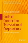 Image for Code of conduct on transnational corporations: challenges and opportunities