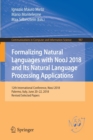 Image for Formalizing Natural Languages with NooJ 2018 and Its Natural Language Processing Applications