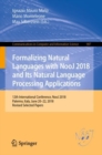 Image for Formalizing natural languages with NooJ 2018 and its natural language processing applications: 12th International Conference, NooJ 2018, Palermo, Italy, June 20-22, 2018, Revised selected papers