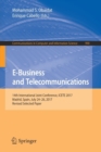 Image for E-Business and Telecommunications : 14th International Joint Conference, ICETE 2017, Madrid, Spain, July 24-26, 2017, Revised Selected Paper