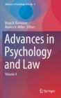 Image for Advances in Psychology and Law : Volume 4