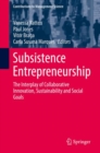 Image for Subsistence entrepreneurship: the interplay of collaborative innovation, sustainability and social goals