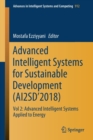 Image for Advanced Intelligent Systems for Sustainable Development (AI2SD’2018)