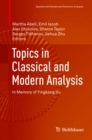 Image for Topics in Classical and Modern Analysis: In Memory of Yingkang Hu