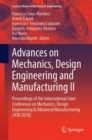 Image for Advances on mechanics, design engineering and manufacturing II: proceedings of the International Joint Conference on Mechanics, Design Engineering &amp; Advanced Manufacturing (JCM 2018)