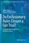Image for Do Exclusionary Rules Ensure a Fair Trial? : A Comparative Perspective on Evidentiary Rules