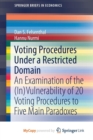 Image for Voting Procedures Under a Restricted Domain