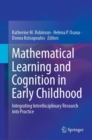 Image for Mathematical Learning and Cognition in Early Childhood
