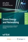 Image for Green Energy and Networking