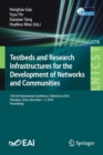 Image for Testbeds and Research Infrastructures for the Development of Networks and Communities
