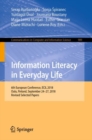 Image for Information literacy in everyday life: 6th European Conference, ECIL 2018, Oulu, Finland, September 24-27, 2018, Revised Selected Papers : 989