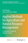 Image for Applied Methods for Agriculture and Natural Resource Management