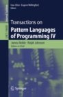 Image for Transactions on Pattern Languages of Programming IV