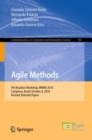 Image for Agile Methods : 9th Brazilian Workshop, WBMA 2018, Campinas, Brazil, October 4, 2018, Revised Selected Papers