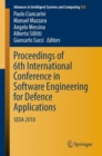 Image for Proceedings of 6th International Conference in Software Engineering for Defence Applications: SEDA 2018