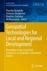 Image for Geospatial Technologies for Local and Regional Development