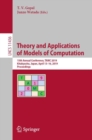 Image for Theory and Applications of Models of Computation : 15th Annual Conference, TAMC 2019, Kitakyushu, Japan, April 13–16, 2019, Proceedings