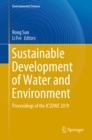 Image for Sustainable Development of Water and Environment: Proceedings of the ICSDWE 2019